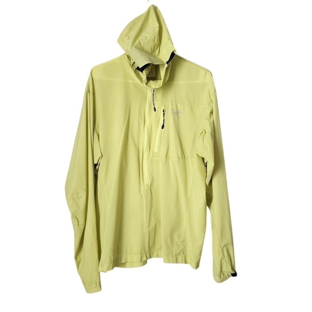 ARC'TERYX VINTAGE Squamish Hoody Yellow Packable Hikercore Ultralight Jacket M